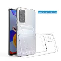 Newface Xiaomi Redmi Note 11S Kılıf Kart Şeffaf Silikon - Şeffaf