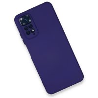 Newface Xiaomi Redmi Note 11S Kılıf Nano içi Kadife Silikon - Mor