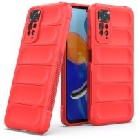 Newface Xiaomi Redmi Note 11S Kılıf Optimum Silikon - Kırmızı