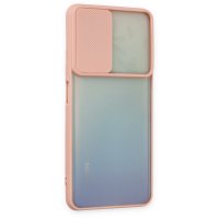 Newface Xiaomi Redmi Note 11S Kılıf Palm Buzlu Kamera Sürgülü Silikon - Pembe