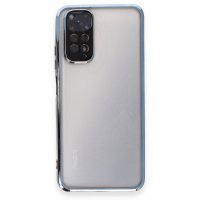 Newface Xiaomi Redmi Note 11S Kılıf Razer Lensli Silikon - Açık Mavi