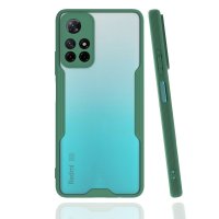 Newface Xiaomi Redmi Note 11T Kılıf Platin Silikon - Yeşil