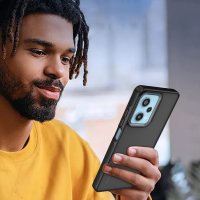 Newface Xiaomi Redmi Note 12 4G Kılıf Elegant Kapak - Siyah