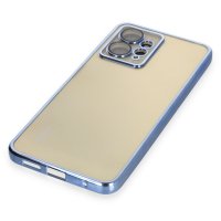 Newface Xiaomi Redmi Note 12 4G Kılıf Razer Lensli Silikon - Açık Mavi