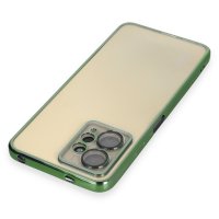 Newface Xiaomi Redmi Note 12 4G Kılıf Razer Lensli Silikon - Yeşil