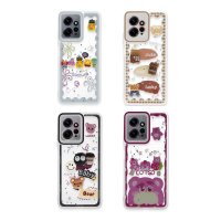 Newface Xiaomi Redmi Note 12 4G Kılıf Sweet Desenli Silikon Kapak - Açık Mavi