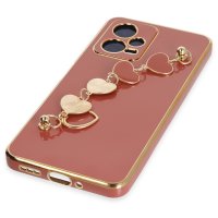 Newface Xiaomi Redmi Note 12 5G Kılıf Esila Silikon - Kırmızı