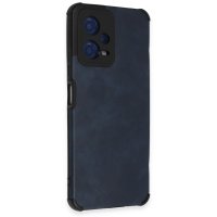Newface Xiaomi Redmi Note 12 5G Kılıf Loop Deri Silikon - Lacivert