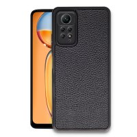 Newface Xiaomi Redmi Note 12 Pro 4G Kılıf Aras Deri Kapak - Siyah