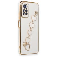 Newface Xiaomi Redmi Note 12 Pro 4G Kılıf Esila Silikon - Beyaz