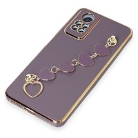 Newface Xiaomi Redmi Note 12 Pro 4G Kılıf Esila Silikon - Mor