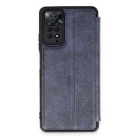 Newface Xiaomi Redmi Note 12 Pro 4G Kılıf Flip Cover - Lacivert