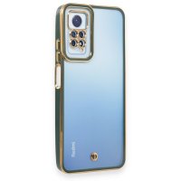 Newface Xiaomi Redmi Note 12 Pro 4G Kılıf Liva Lens Silikon - Yeşil