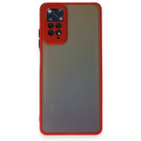 Newface Xiaomi Redmi Note 12 Pro 4G Kılıf Montreal Silikon Kapak - Kırmızı