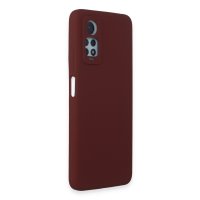 Newface Xiaomi Redmi Note 12 Pro 4G Kılıf Nano içi Kadife Silikon - Bordo