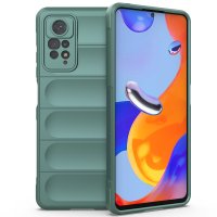 Newface Xiaomi Redmi Note 12 Pro 4G Kılıf Optimum Silikon - Koyu Yeşil