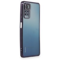 Newface Xiaomi Redmi Note 12 Pro 4G Kılıf Razer Lensli Silikon - Mor