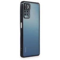 Newface Xiaomi Redmi Note 12 Pro 4G Kılıf Razer Lensli Silikon - Siyah