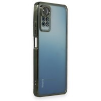 Newface Xiaomi Redmi Note 12 Pro 4G Kılıf Razer Lensli Silikon - Yeşil