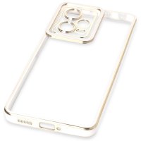 Newface Xiaomi Redmi Note 12 Pro 5G Kılıf Liva Lens Silikon - Beyaz