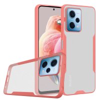 Newface Xiaomi Redmi Note 12 Pro 5G Kılıf Platin Silikon - Pembe