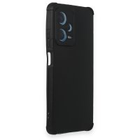 Newface Xiaomi Redmi Note 12 Pro Plus Kılıf Loop Deri Silikon - Siyah