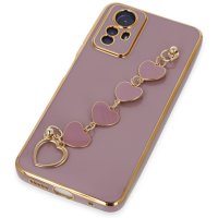 Newface Xiaomi Redmi Note 12S Kılıf Esila Silikon - Mor