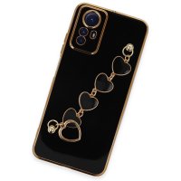 Newface Xiaomi Redmi Note 12S Kılıf Esila Silikon - Siyah