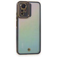 Newface Xiaomi Redmi Note 12S Kılıf Liva Lens Silikon - Mavi