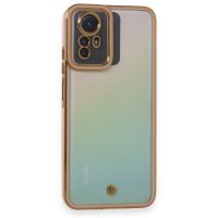 Newface Xiaomi Redmi Note 12S Kılıf Liva Lens Silikon - Pudra