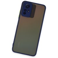 Newface Xiaomi Redmi Note 12S Kılıf Montreal Silikon Kapak - Lacivert