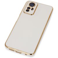 Newface Xiaomi Redmi Note 12S Kılıf Volet Silikon - Beyaz