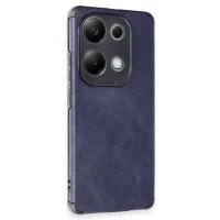 Newface Xiaomi Redmi Note 13 4G Kılıf Loop Deri Silikon - Lacivert