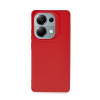 Newface Xiaomi Redmi Note 13 4G Kılıf Petro Silikon - Kırmızı