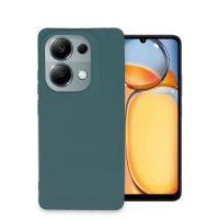 Newface Xiaomi Redmi Note 13 4G Kılıf Petro Silikon - Koyu Yeşil