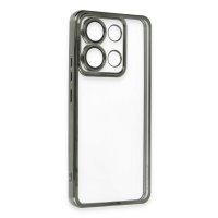 Newface Xiaomi Redmi Note 13 4G Kılıf Razer Lensli Silikon - Yeşil