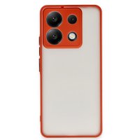 Newface Xiaomi Redmi Note 13 5G Kılıf Montreal Silikon Kapak - Kırmızı