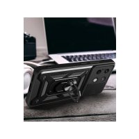 Newface Xiaomi Redmi Note 13 5G Kılıf Pars Lens Yüzüklü Silikon - Gümüş