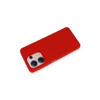 Newface Xiaomi Redmi Note 13 4G Kılıf First Silikon - Kırmızı