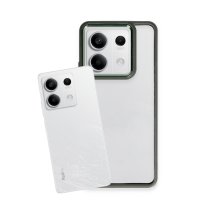 Newface Xiaomi Redmi Note 13 Pro 4G Kılıf Power Silikon - Koyu Yeşil
