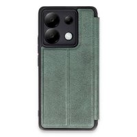 Newface Xiaomi Redmi Note 13 Pro 5G Kılıf Flip Cover - Koyu Yeşil