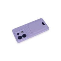 Newface Xiaomi Redmi Note 13 Pro 5G Kılıf Kelvin Kartvizitli Silikon - Lila