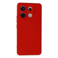 Newface Xiaomi Redmi Note 13 Pro 5G Kılıf Nano içi Kadife  Silikon - Kırmızı