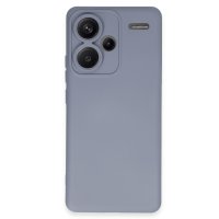 Newface Xiaomi Redmi Note 13 Pro Plus Kılıf Nano içi Kadife Silikon - Gri