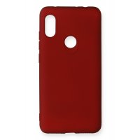 Newface Xiaomi Redmi Note 6 Pro Kılıf First Silikon - Bordo