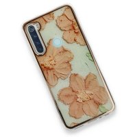 Newface Xiaomi Redmi Note 8 Kılıf Çiçekli Silikon - Rose