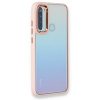 Newface Xiaomi Redmi Note 8 Kılıf Dora Kapak - Pudra