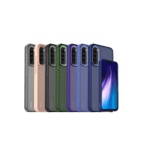 Newface Xiaomi Redmi Note 8 Kılıf Elegant Kapak - Titan Gri