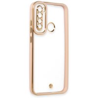 Newface Xiaomi Redmi Note 8 Kılıf Liva Lens Silikon - Pudra