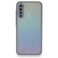 Newface Xiaomi Redmi Note 8 Kılıf Montreal Silikon Kapak - Gri